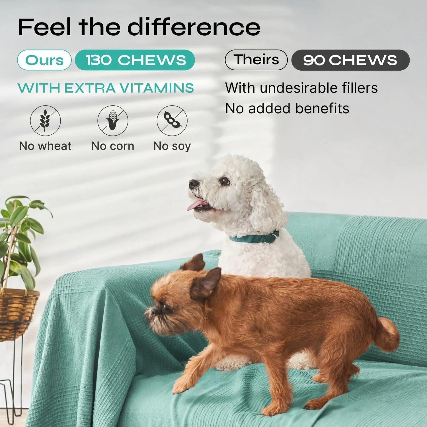 Hemp Calming Chews for Dog Anxiety Relief Calming Treats for Dogs Stress Separation Anxiety Relief Storms Hemp Seed Oil Calming Chews for Dogs Dog Calming Treats for Anxiety Relief