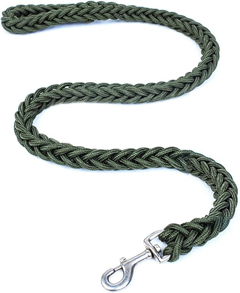 Dog Collar and Leash Set, Heavy Duty Nylon Braided Rope Strong 4 FT Dog Leash and Martingale Training Collar for Small Medium Large Dogs Training and Walking